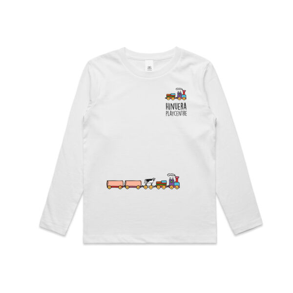Front and Back Print Light - Kids Longsleeve Tee Thumbnail